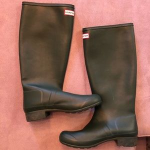 Original tall Hunter rain boots